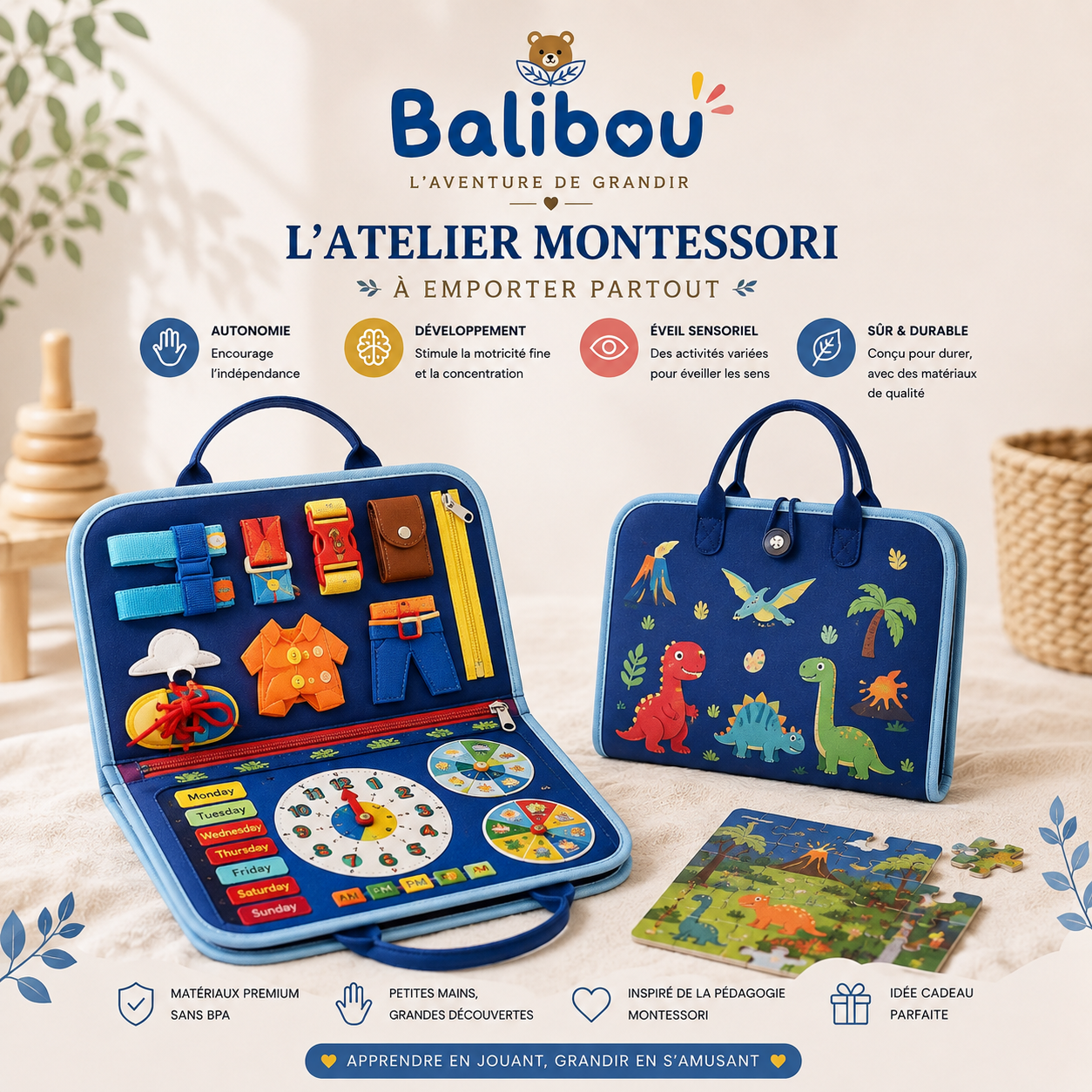 Balibou™ - Valisette d'activité Montessori
